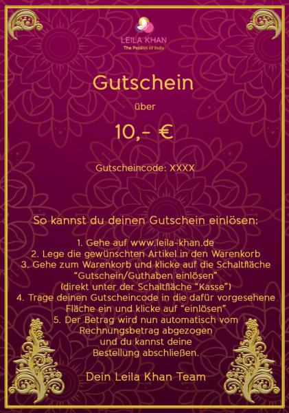 Voucher of 10 €